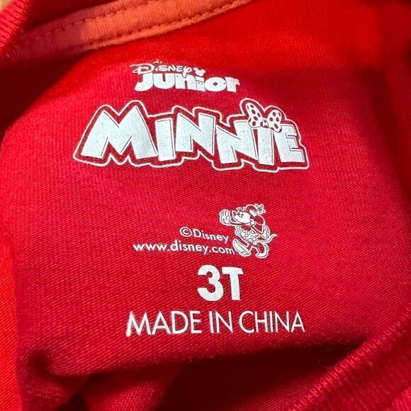 Minnie Mouse Toddler outfit - Red & white Size 3T - Picture 6 of 6